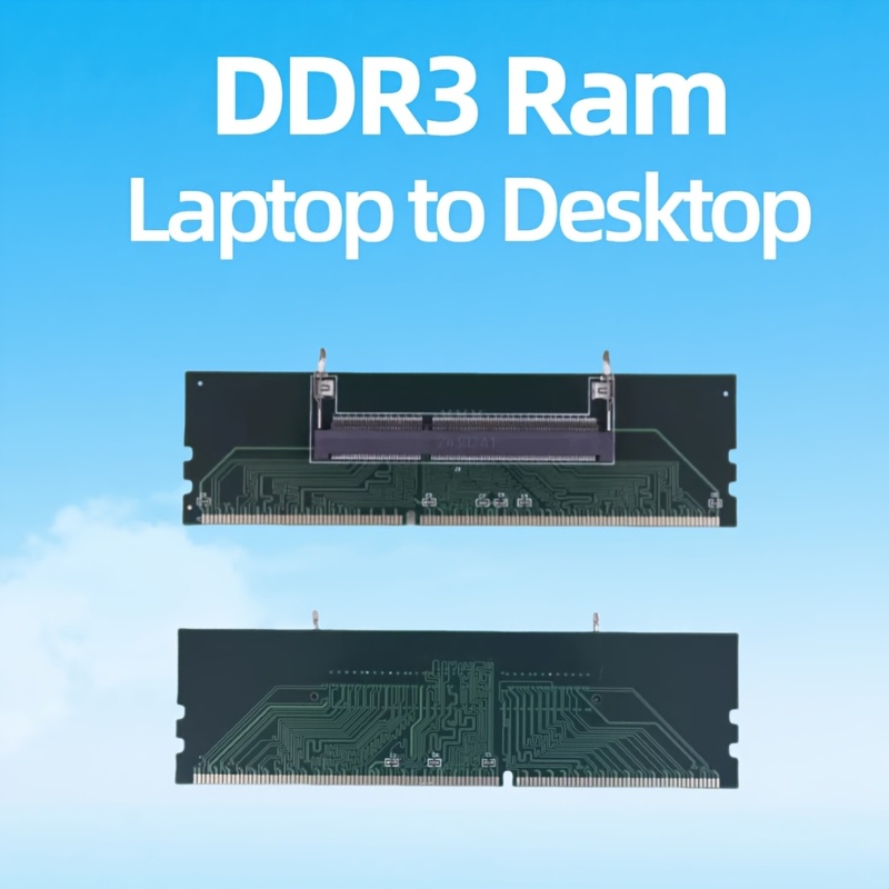 Ddr5 Sodimm - TISHRIC DDR3/DDR4/DDR5 Speicheradapterkarte/SO-DIMM zu PC DIMM/Laptop