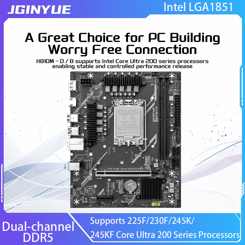 JGINYUE H810 Motherboard Intel – Ddr5 64Gb Bewertung und Preis